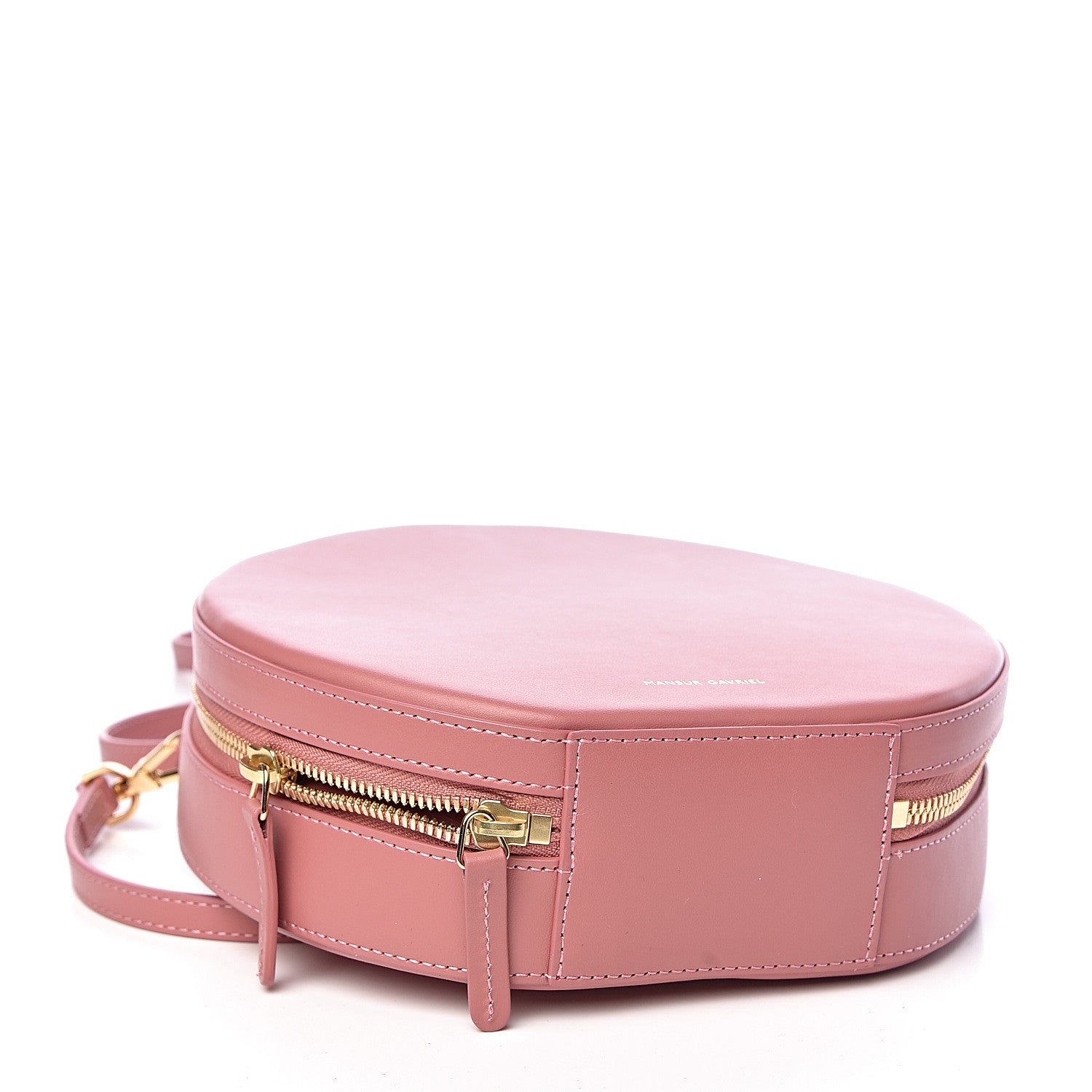 Mansur Gavriel Calfskin Circle Crossbody Blush 5 of 10