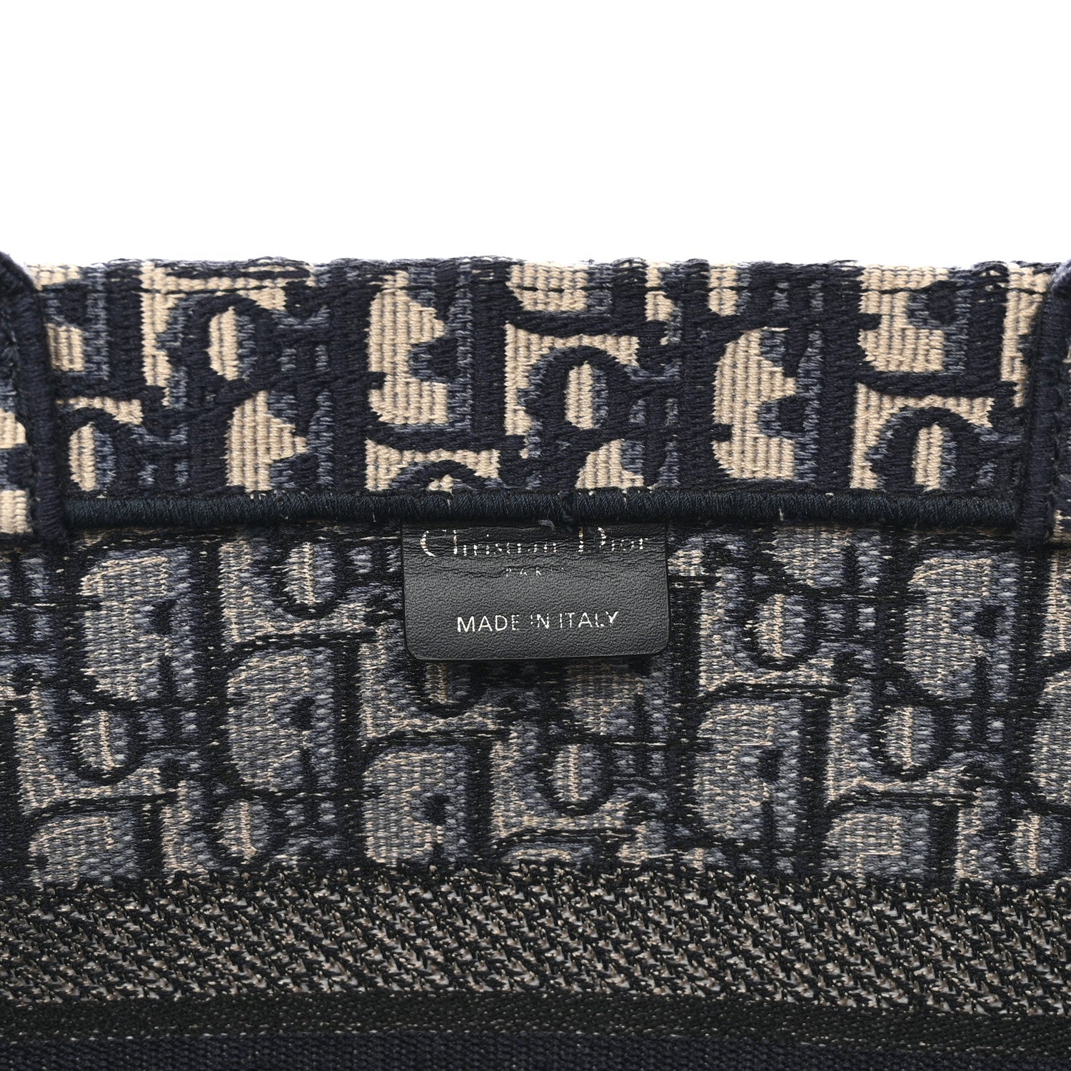 Christian Dior Oblique Medium Book Tote Blue Multicolor 6 of 11