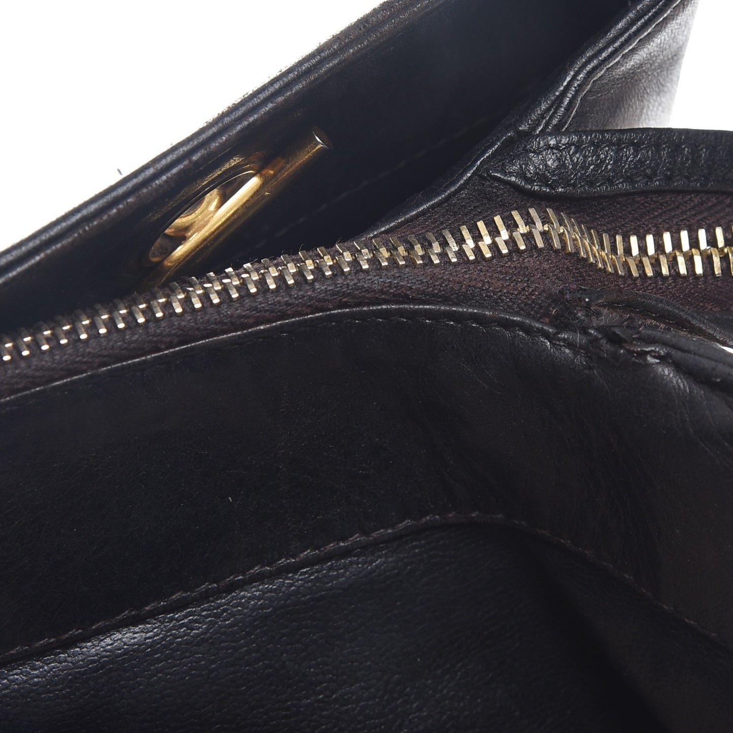Lambskin Shoulder Bag Black