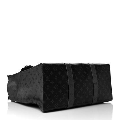 Louis Vuitton Monogram Eclipse Cabas Zippe GM Black 5 of 10