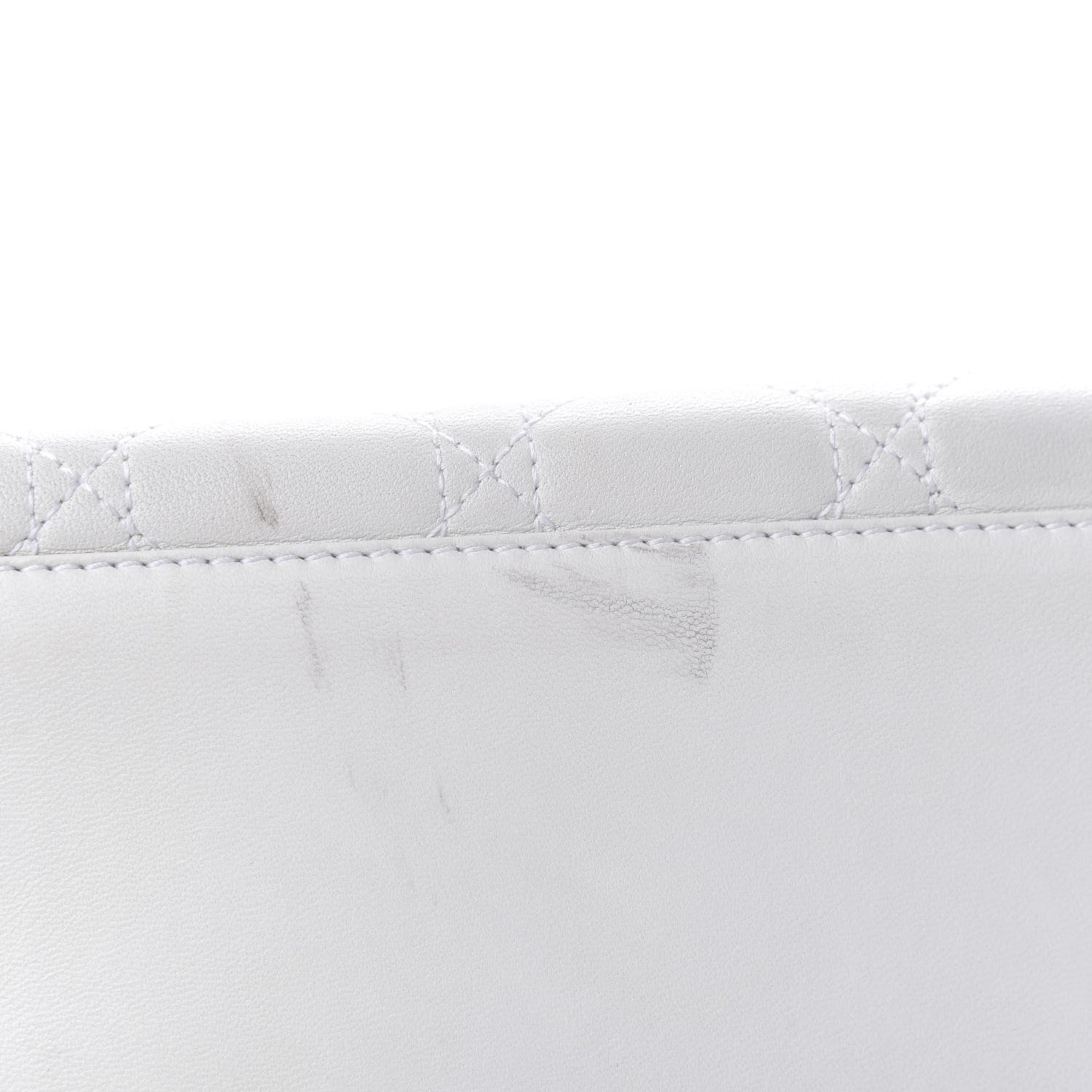 Christian Dior Lambskin Cannage Medium Soft Lady Dior White 13 of 18