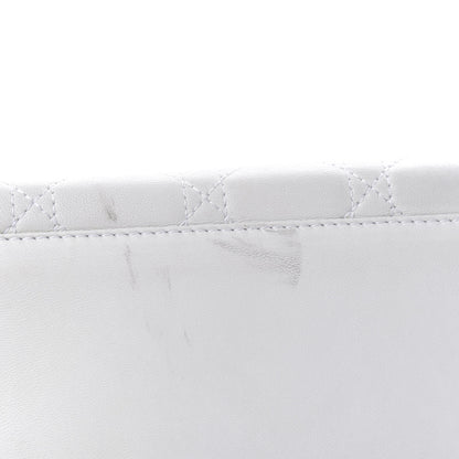 Christian Dior Lambskin Cannage Medium Soft Lady Dior White 13 of 18
