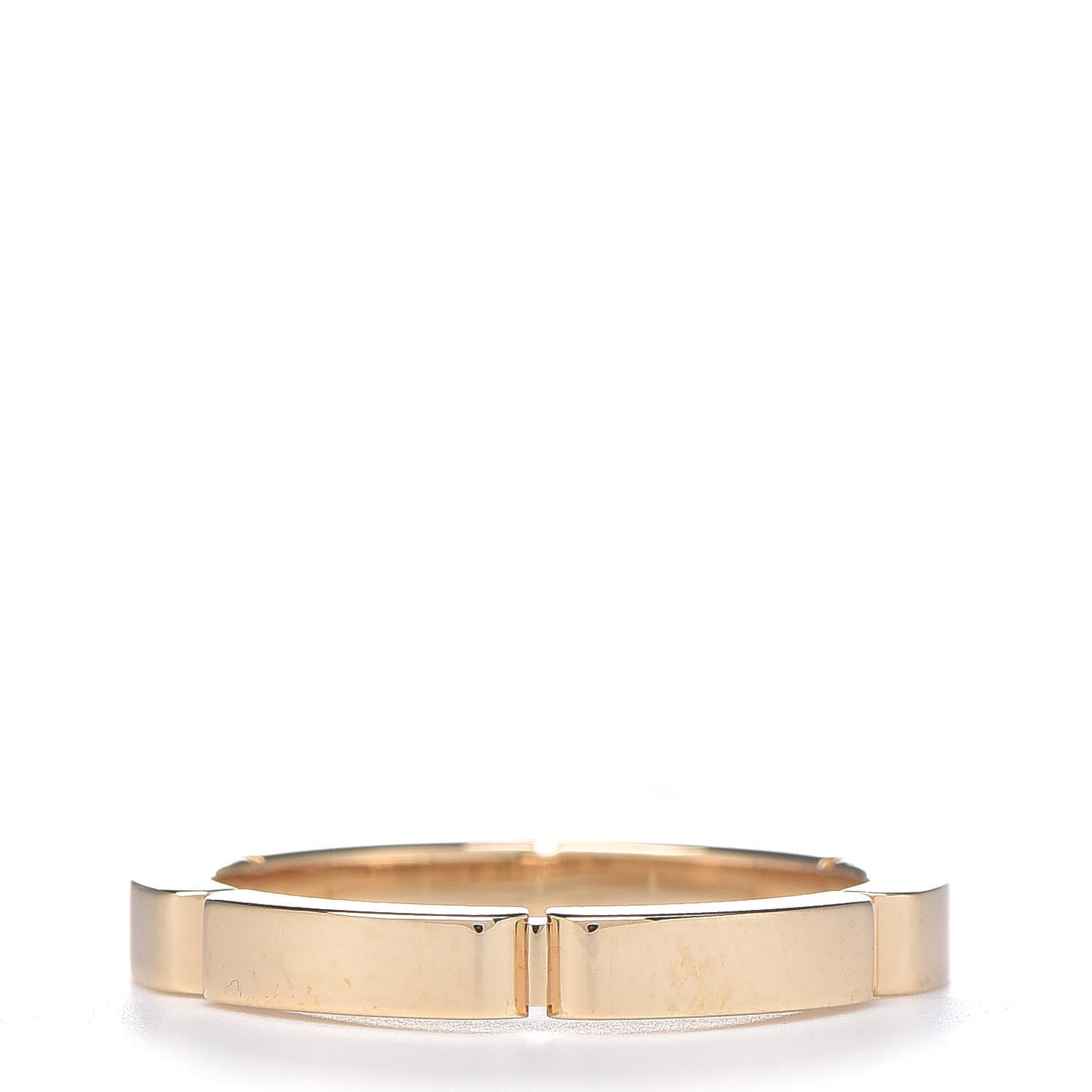 18K Yellow Gold Diamond Maillon Panthere Wedding Band Ring 49 4.75