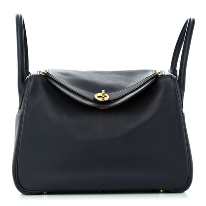 Hermes Swift Verso Lindy 30 Bleu Indigo Orange Poppy 1 of 12