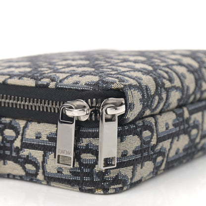 Christian Dior Oblique Pouch Navy Blue 10 of 11