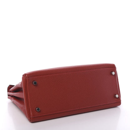 Hermes Togo Kelly Retourne 28 Rouge Vif 3 of 11