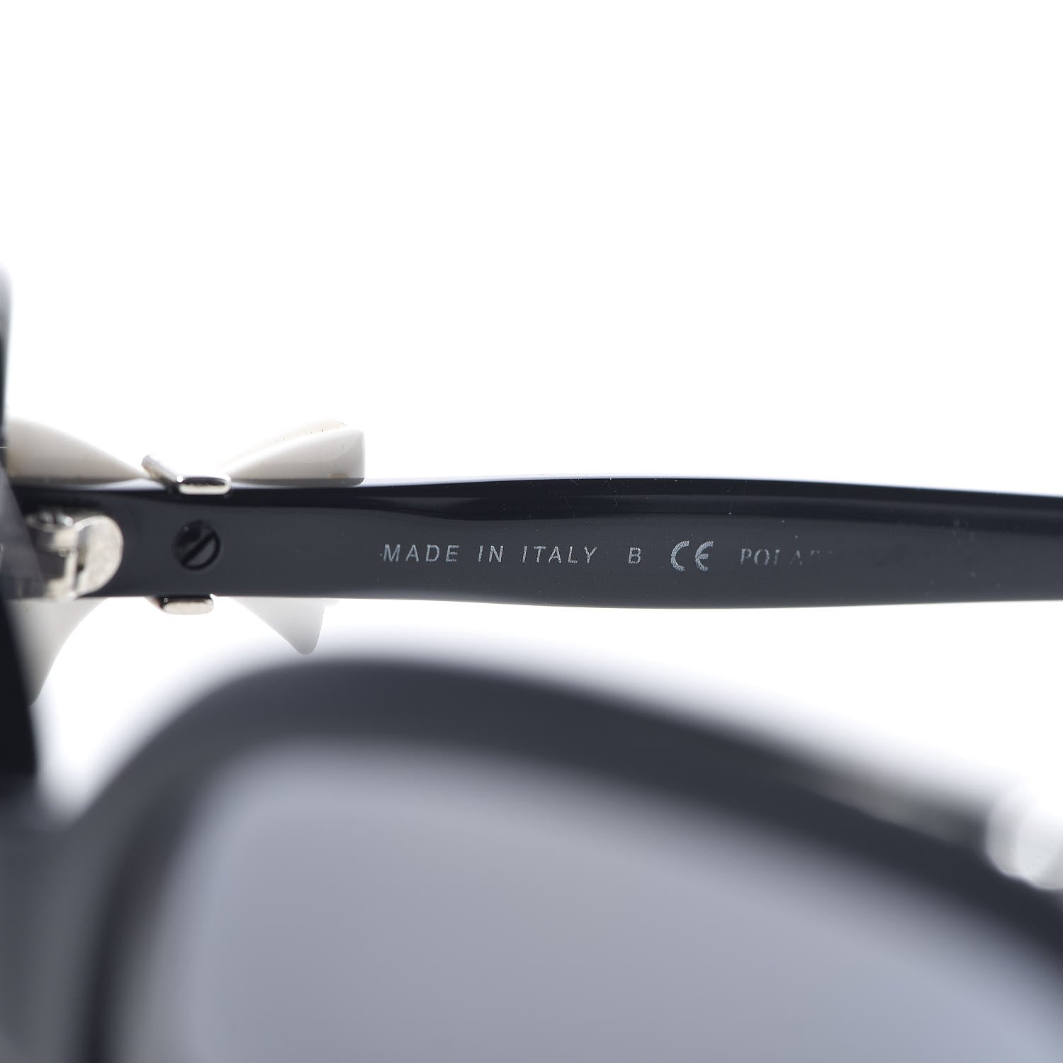 Chanel CC Bow Sunglasses 5171 Black White 6 of 8