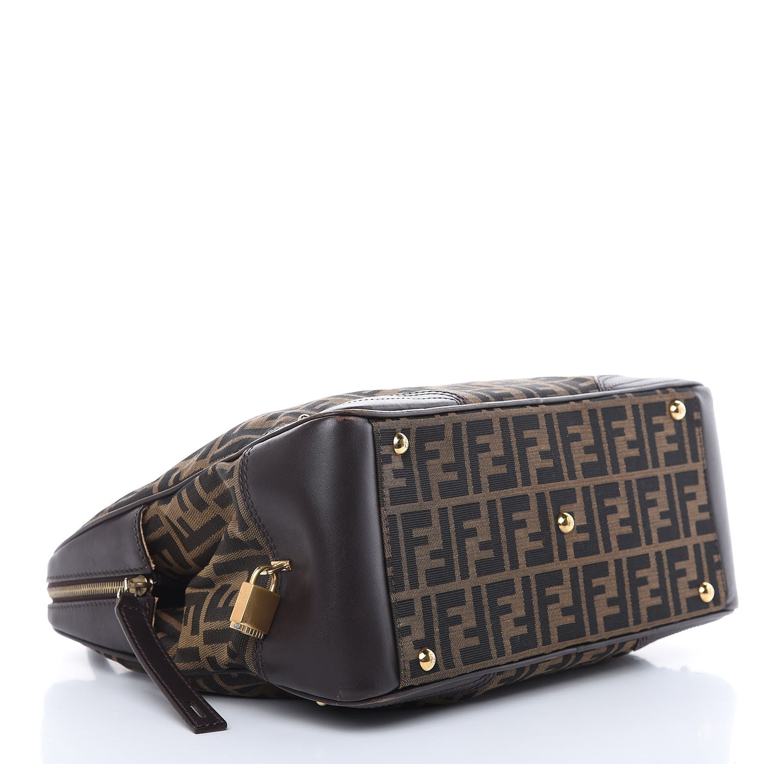 Fendi Zucca Satchel Tobacco 4 of 22