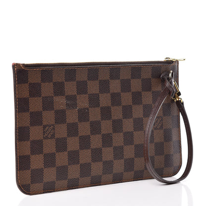 Louis Vuitton Damier Ebene Neverfull MM GM Pochette 3 of 11