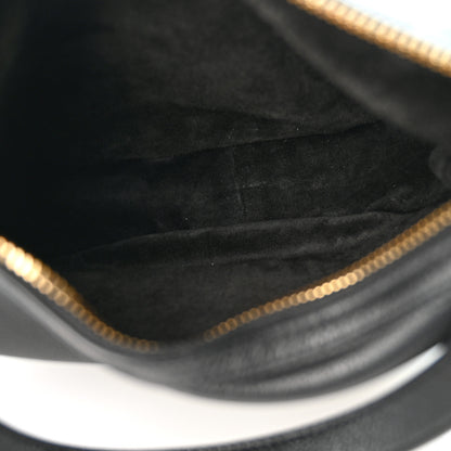 Celine Supple Calfskin Cuir Triomphe Small Heloise Shoulder Bag Black 5 of 9