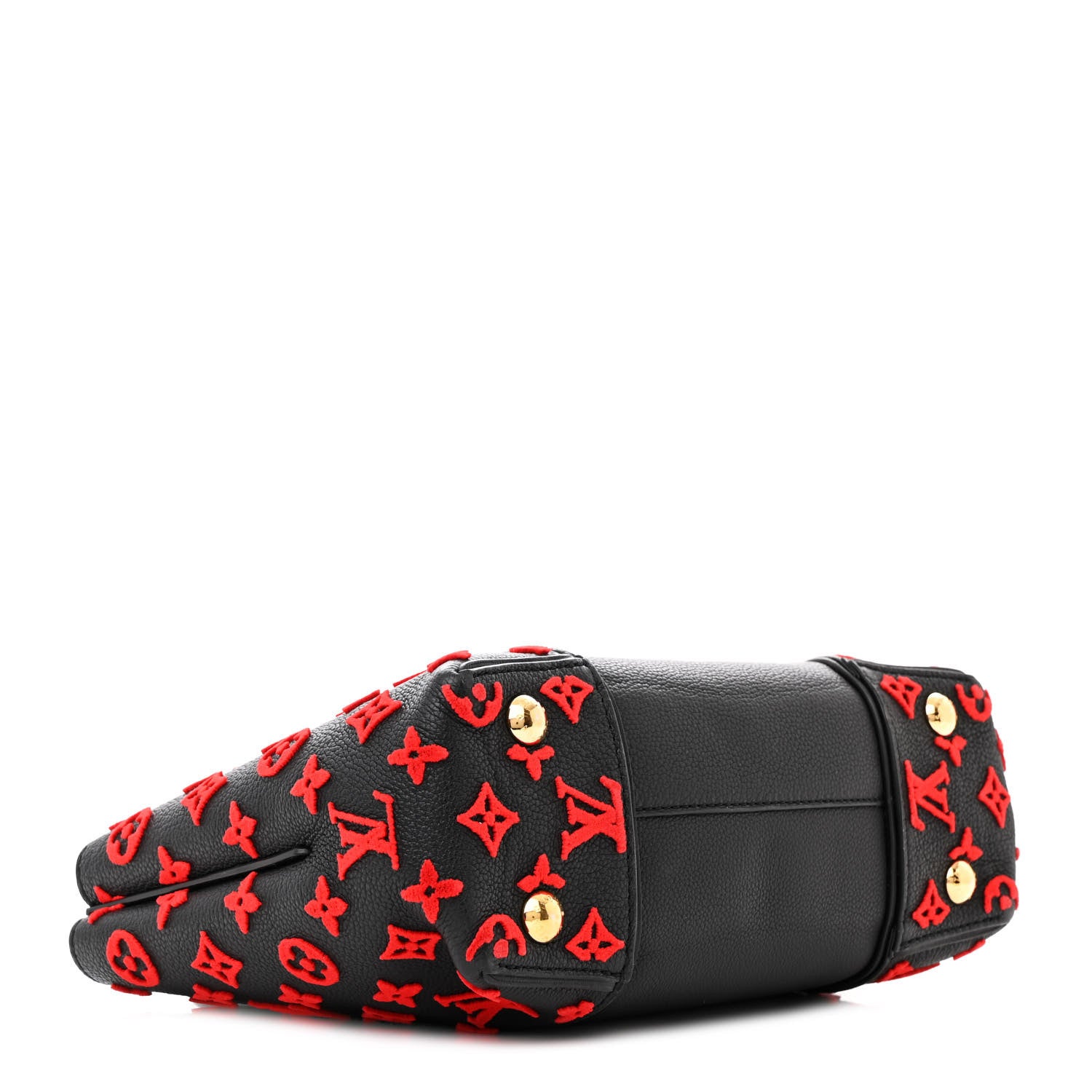 Louis Vuitton Veau Cachemire Tote W BB Black 3 of 10