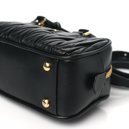 Miu Miu Nappa Matelasse Regular Arcadie Top Handle Bag Black 9 of 9