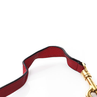 Celine Drummed Calfskin Nano Luggage Red 10 of 10