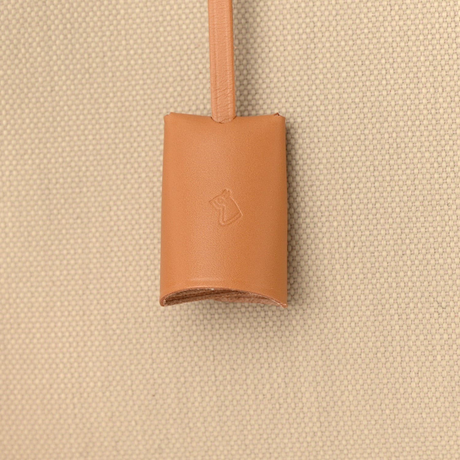 Hermes Military Toile Vache Hunter Horseshoe Herbag Zip Retourne 31 PM Beton Naturel 12 of 13
