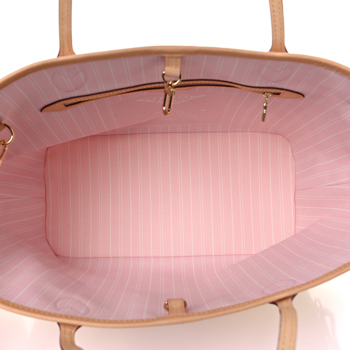 Monogram Giant By The Pool Neverfull MM Light Pink