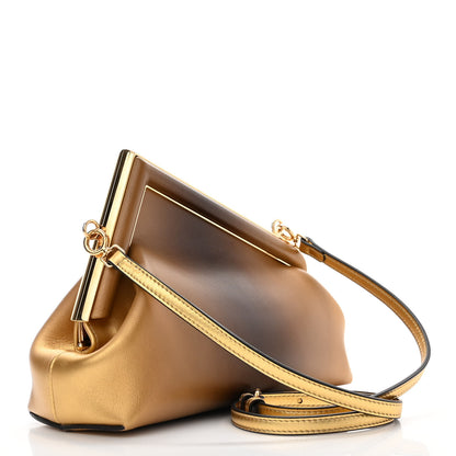 Fendi Shiny Nappa Small Fendi First Caramello 2 of 10