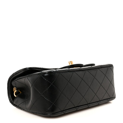 Chanel Lambskin Quilted Mini Rectangular Pearl Crush Flap Black 4 of 12