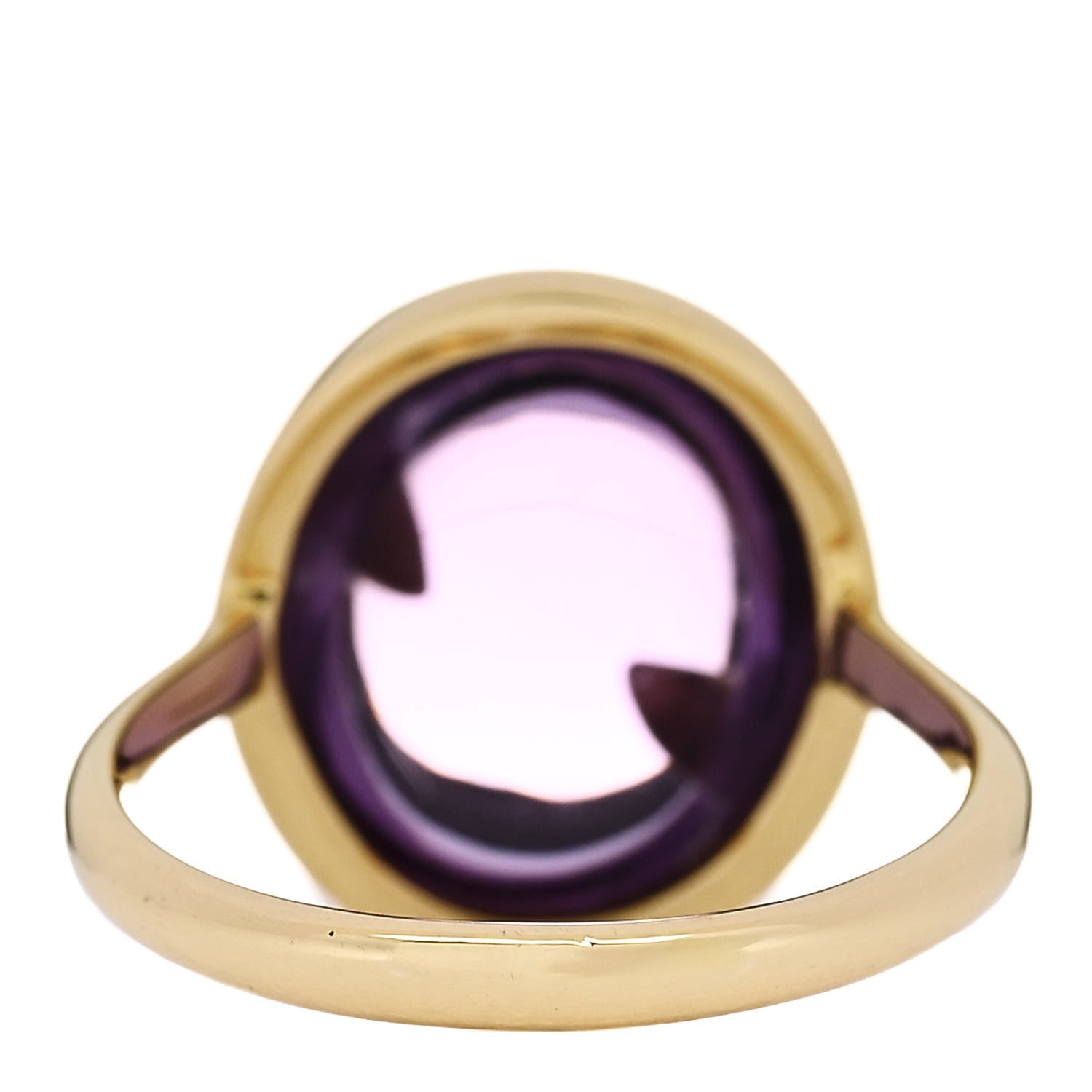 Tiffany 18K Yellow Gold Amethyst Paloma Picasso Olive Leaf Ring 52 6 4 of 7