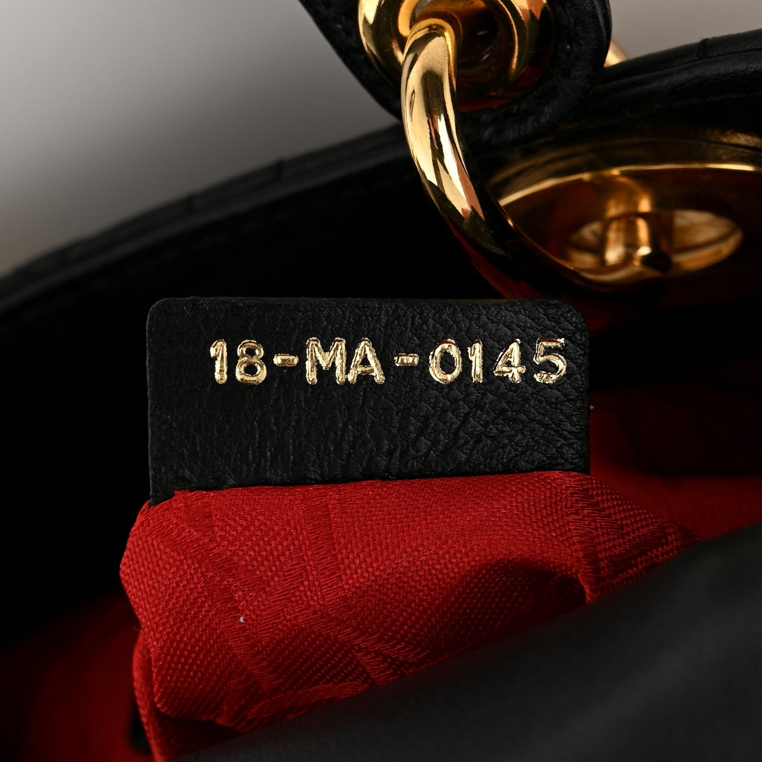 Christian Dior Lambskin Cannage Mini Lady Dior Black 7 of 11