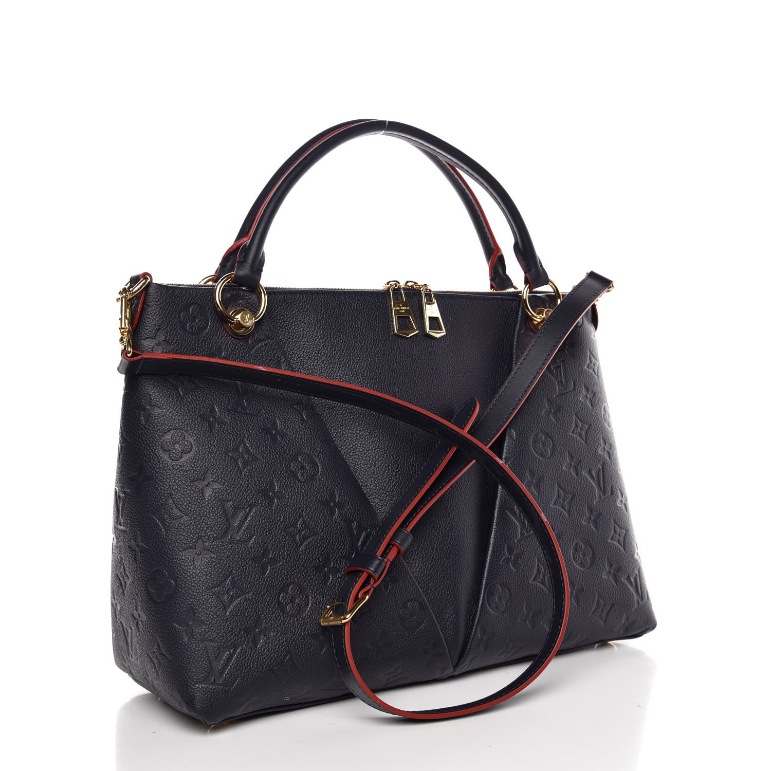 Louis Vuitton Empreinte V Tote MM Marine Rouge 4 of 12