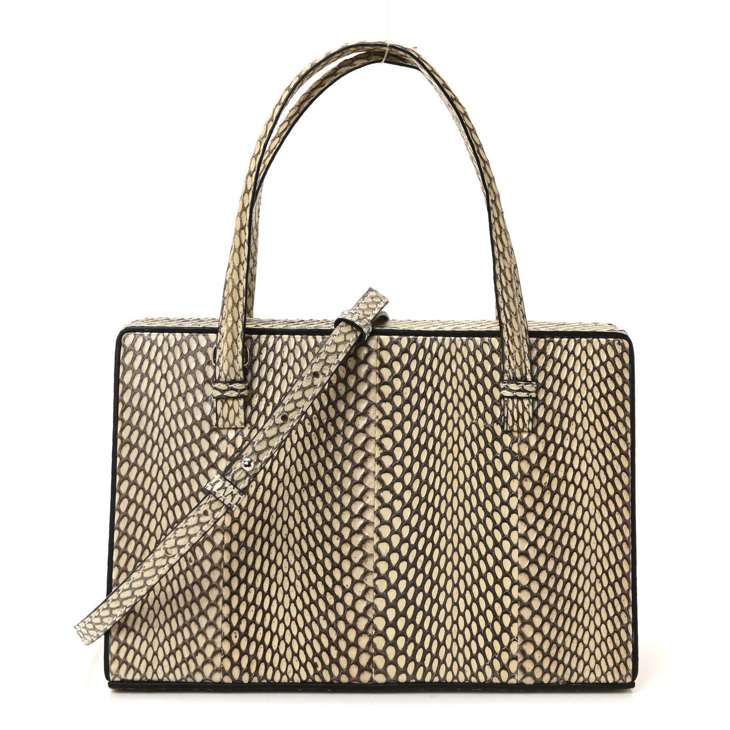 Loewe Snakeskin Postal Bag Beige Multicolor 1 of 9