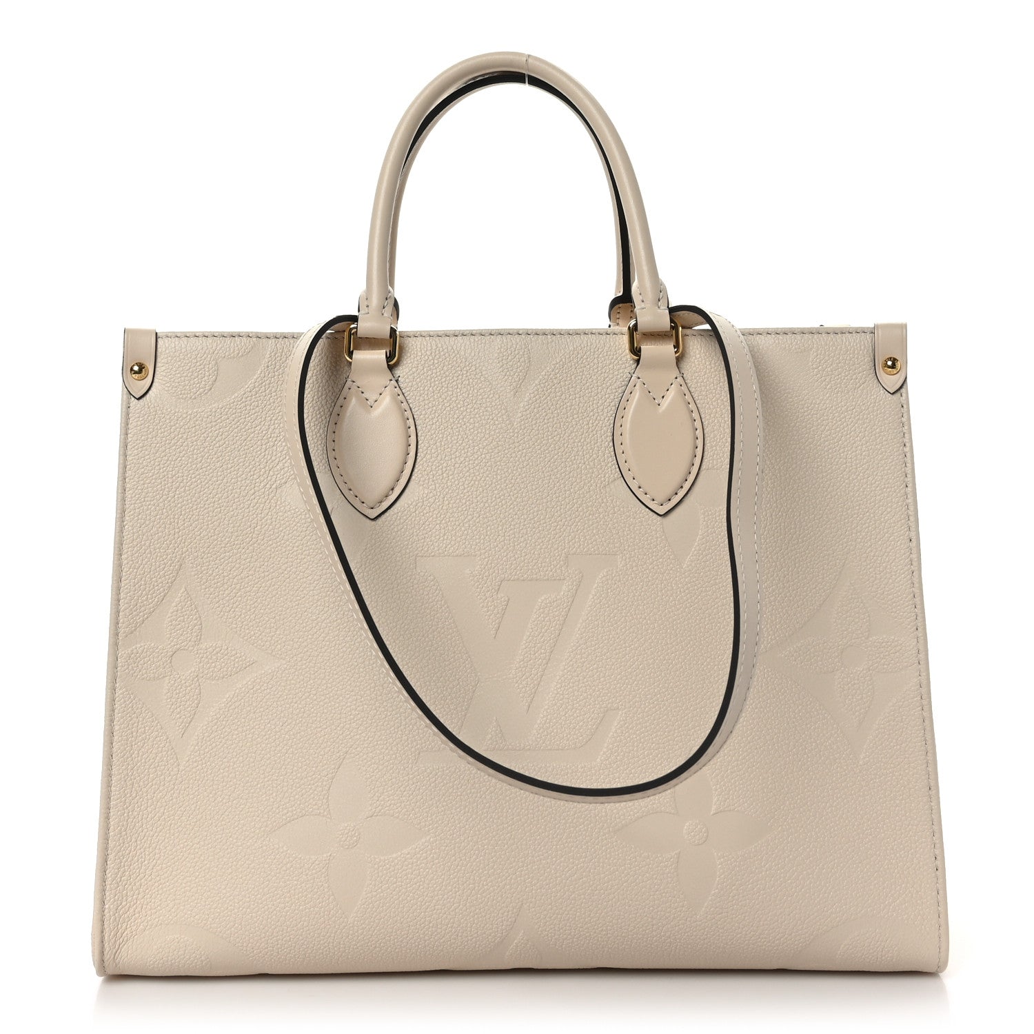 Louis Vuitton Empreinte Monogram Giant Onthego MM Creme 1 of 8