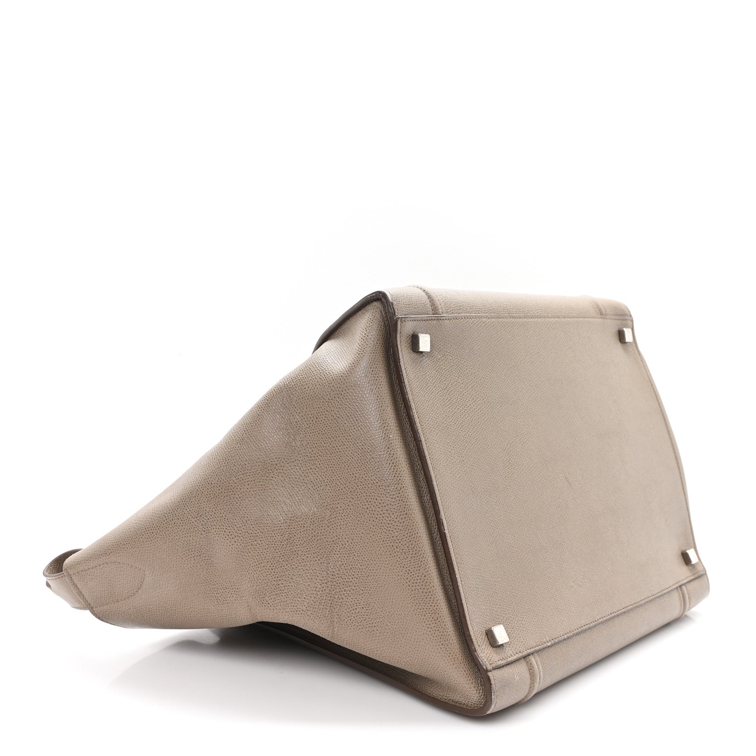 Celine Grained Calfskin Medium Phantom Luggage Taupe 4 of 11