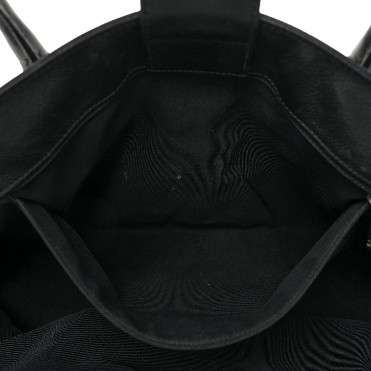 Chanel Calfskin Cerf Executive Shopper Tote Black 18 of 33
