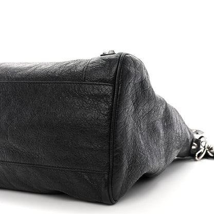 Balenciaga Agneau Classic Silver Hardware Velo Black 11 of 17