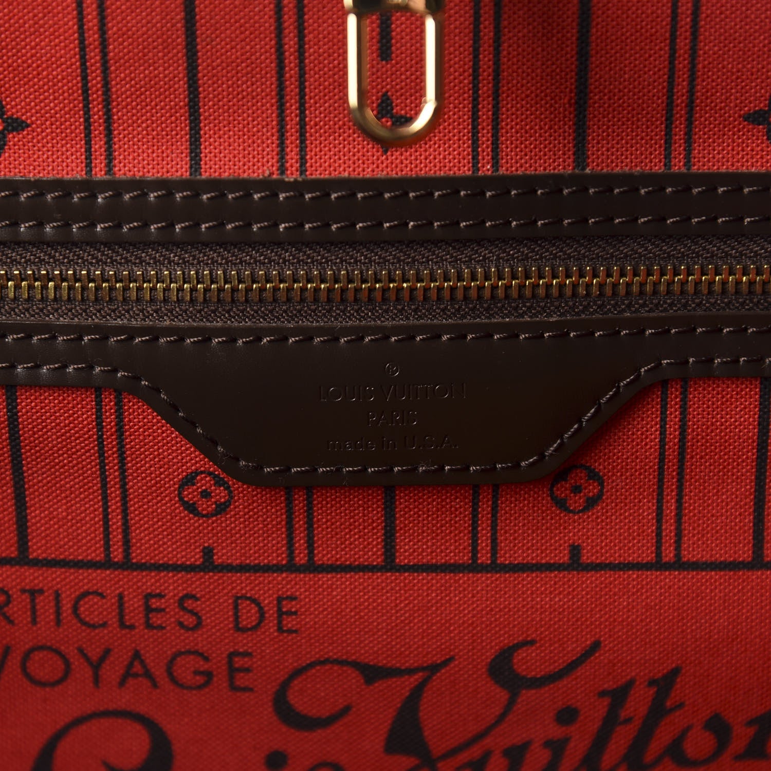 Louis Vuitton Damier Ebene Neverfull GM 9 of 11