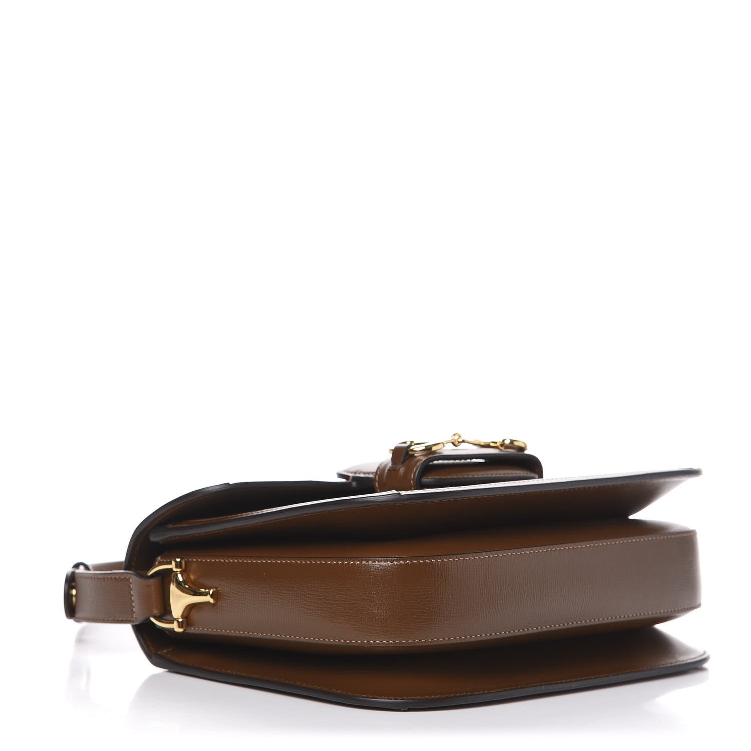 Gucci GG Supreme Monogram Horsebit 1955 Shoulder Bag Beige Brown Sugar 3 of 9
