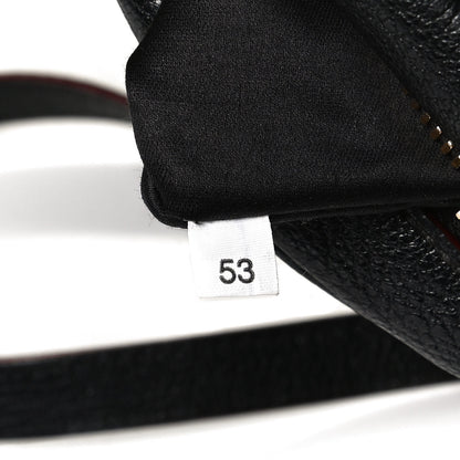 Miu Miu Goatskin Madras Backpack Black 13 of 24