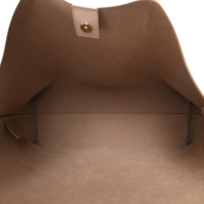 Saint Laurent Calfskin Large Shopping Tote Dark Beige 6 of 12