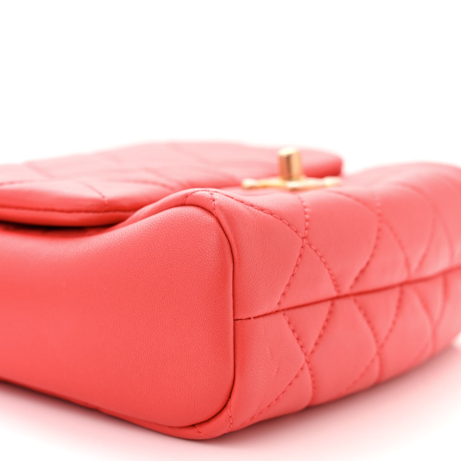 Chanel Lambskin Quilted Side-Packs Red 13 of 17