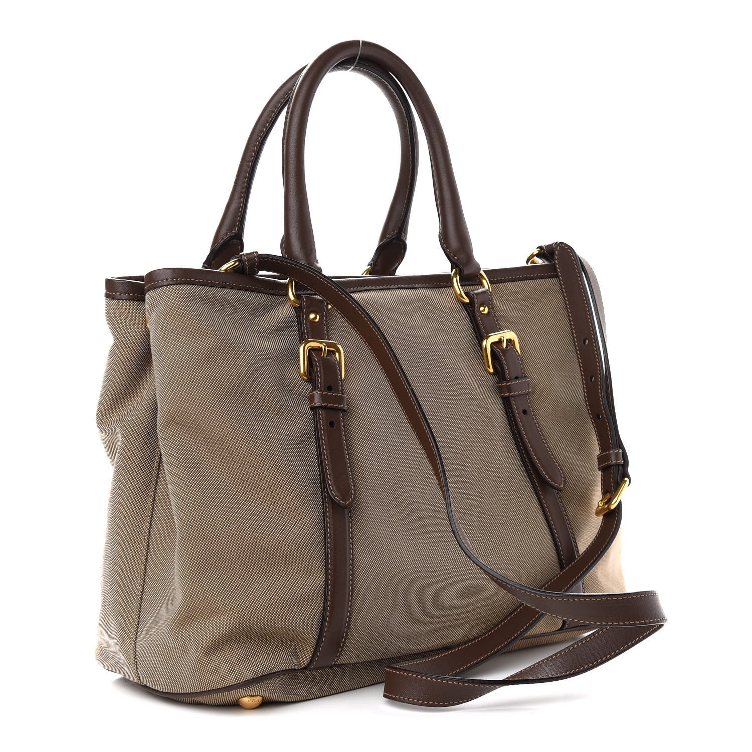 Prada Jacquard Logo Tote Moro 3 of 10