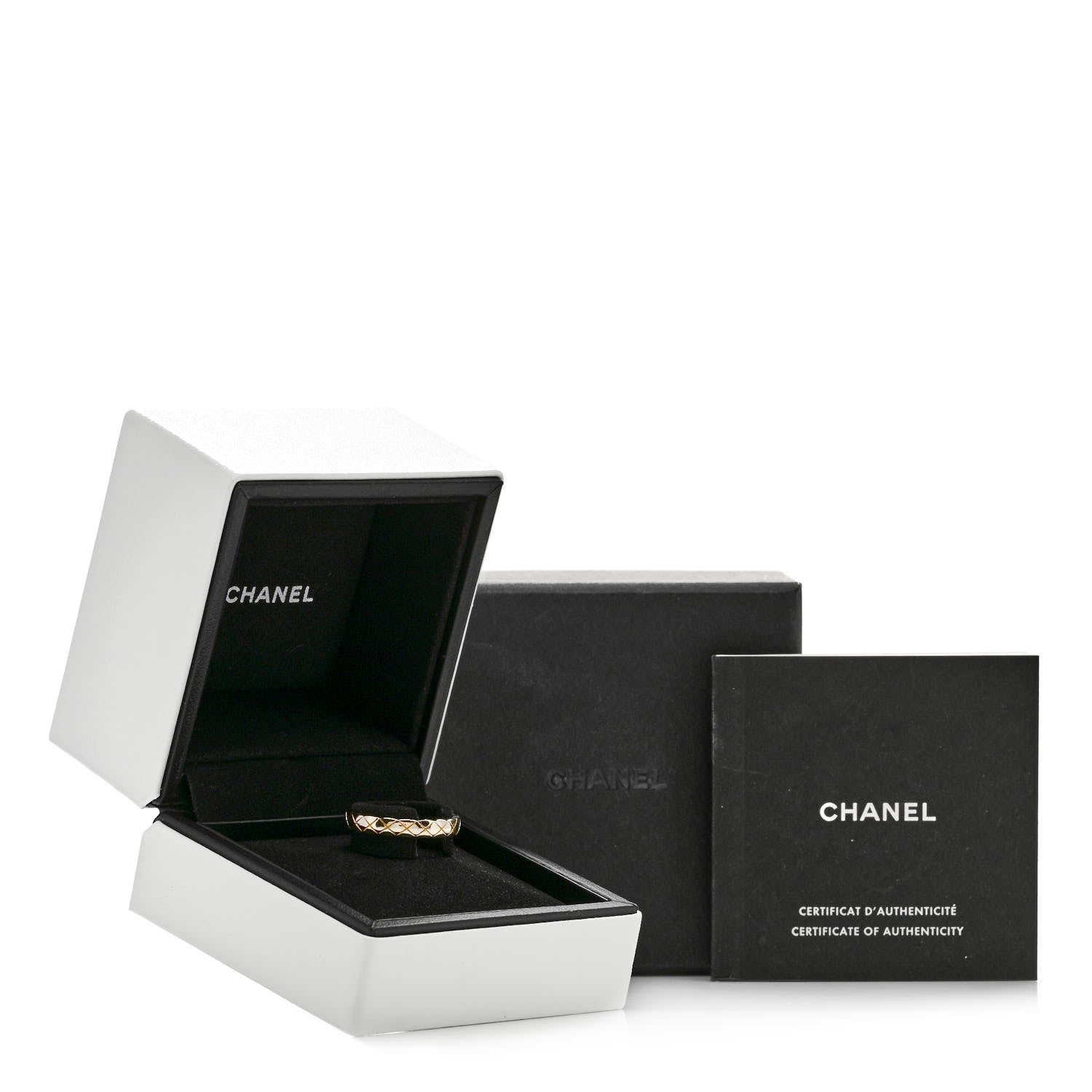 Chanel 18K Yellow Gold Mini Coco Crush Ring 54 6.75 5 of 5
