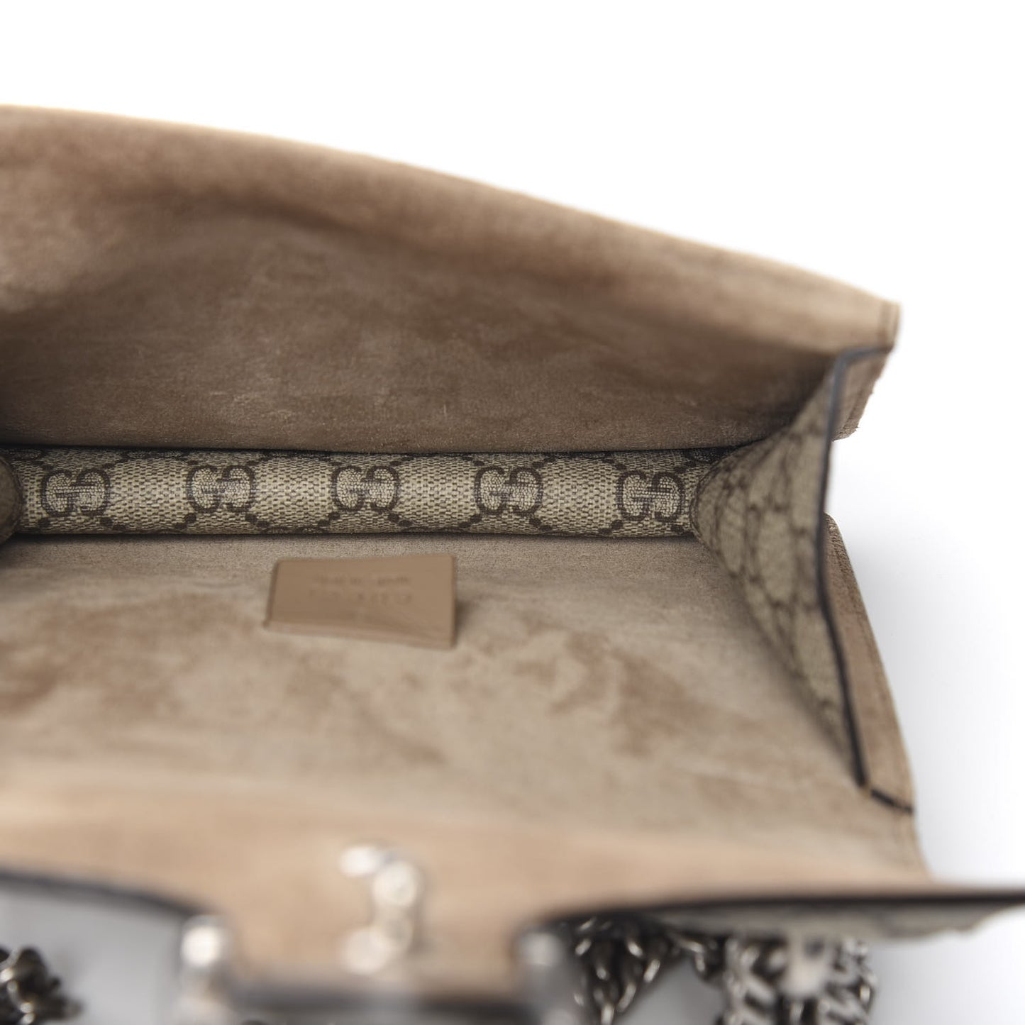 GG Supreme Monogram Mini Dionysus Shoulder Bag Taupe