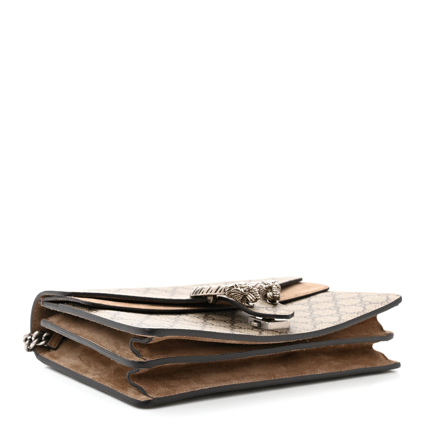 Gucci GG Supreme Monogram Small Dionysus Shoulder Bag Taupe 4 of 10