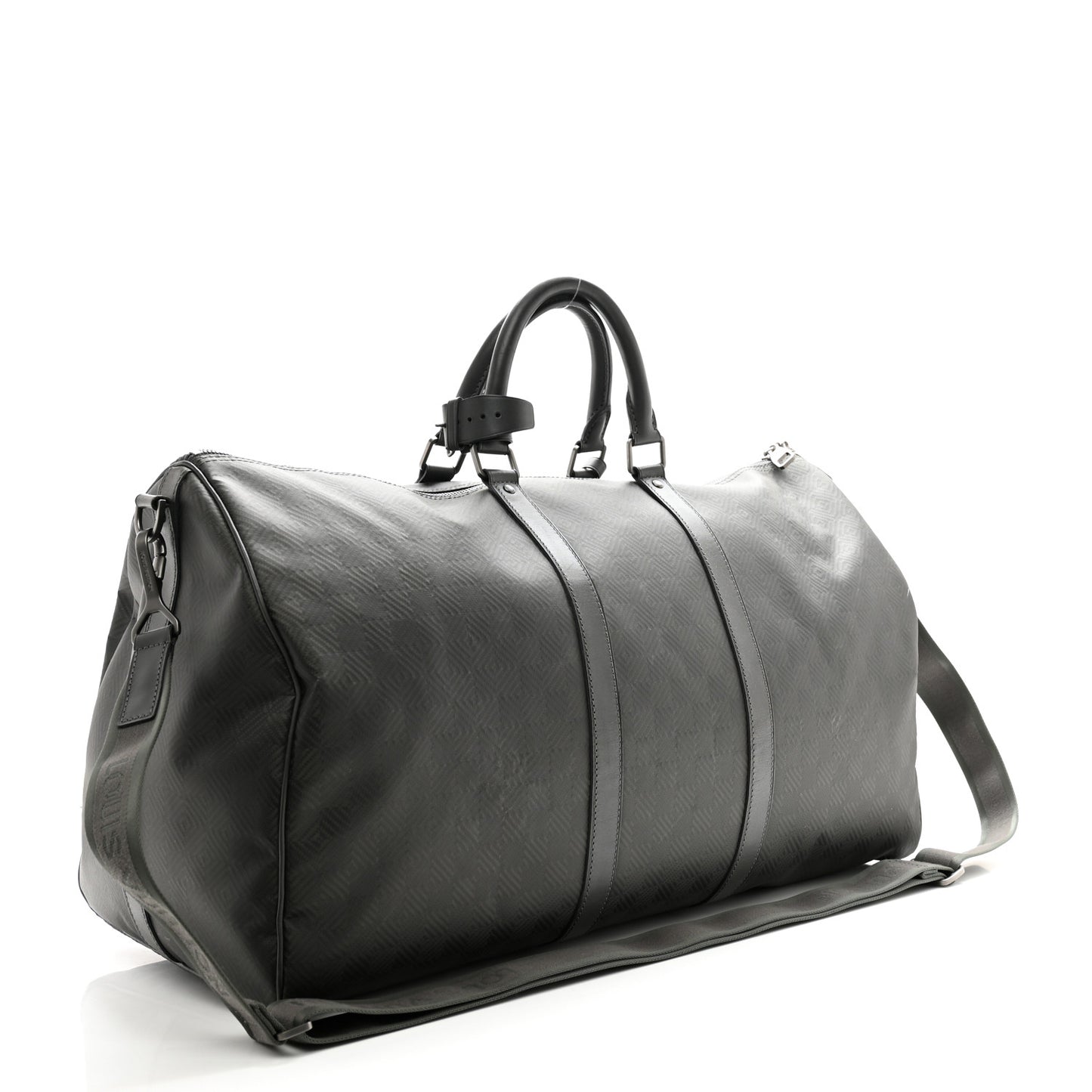 Damier Carbone Keepall Bandouliere 55