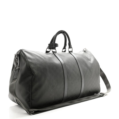 Louis Vuitton Damier Carbone Keepall Bandouliere 55 2 of 14