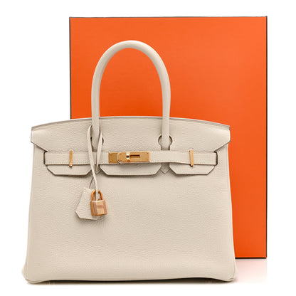 Hermes Togo Birkin 30 Craie 13 of 13