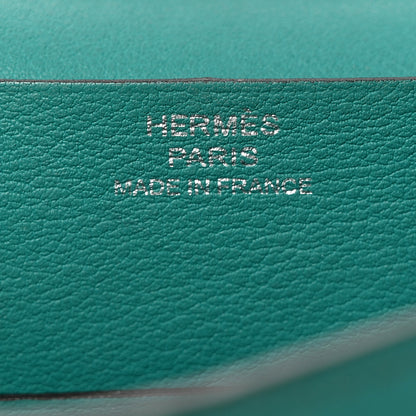 Hermes Swift Chevre Mysore Hermail Tutti Frutti Lemon Wallet Bleu Paon Lime Canopee 6 of 14