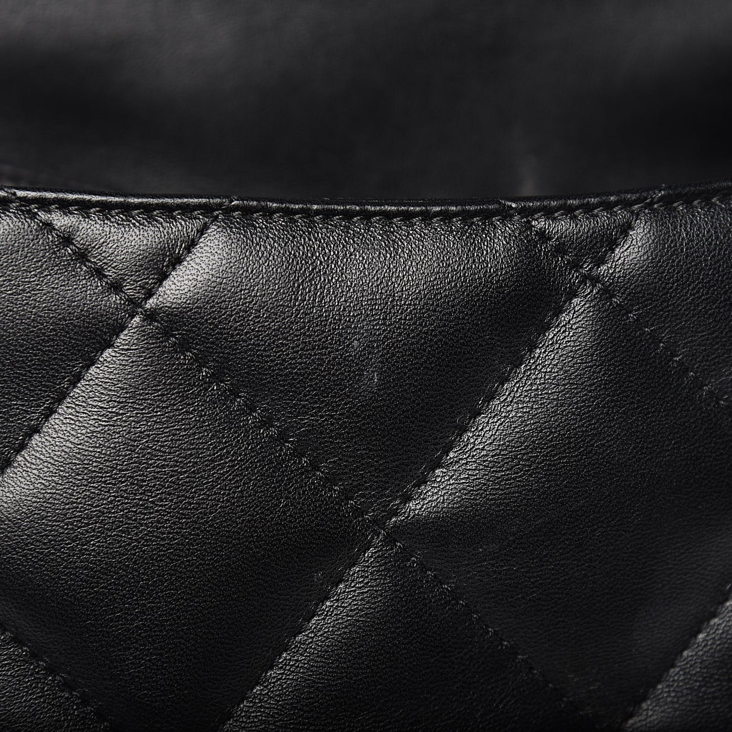 Lambskin Quilted Chain Backpack Black