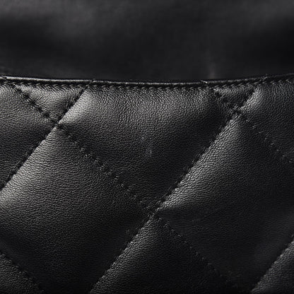 Chanel Lambskin Quilted Chain Backpack Black 9 of 17