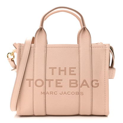 Marc Jacobs Grained Calfskin Small The Tote Bag Rose Dust 1 of 10
