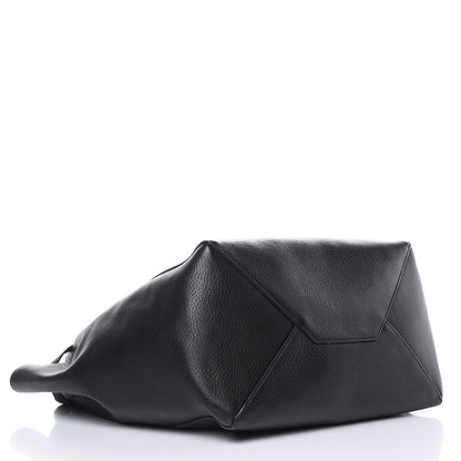 Celine Soft Grained Calfskin Small Belt Cabas Phantom Black 4 of 15