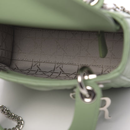 Christian Dior Lambskin Cannage Mini Lady Dior Green 5 of 10