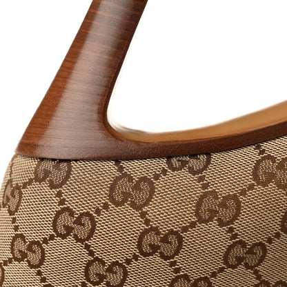 Gucci Monogram Over the Knee Boots 42 Beige Ebony 8 of 10