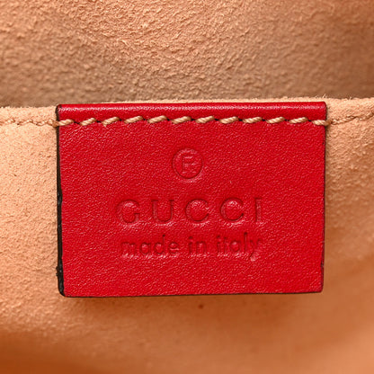 Gucci Calfskin Matelasse GG Marmont Belt Bag 85 34 Hibiscus Red 6 of 13