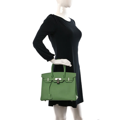 Hermes Epsom BIRKIN 30 Vert Criquet 2 of 8
